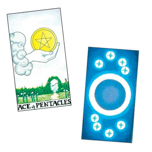 Tiny Tarot Key Chain