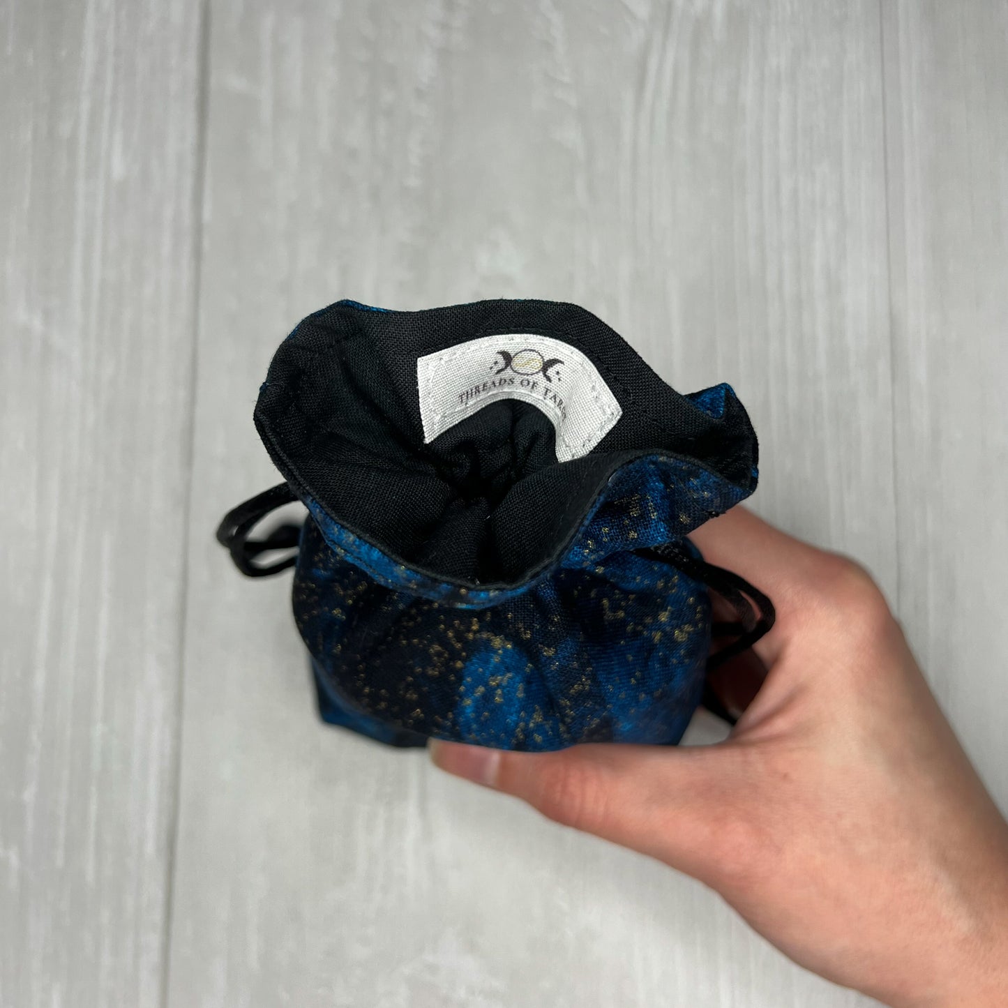 Miniature Rider-Waite® Tarot & Blue Celestial Drawstring Bag