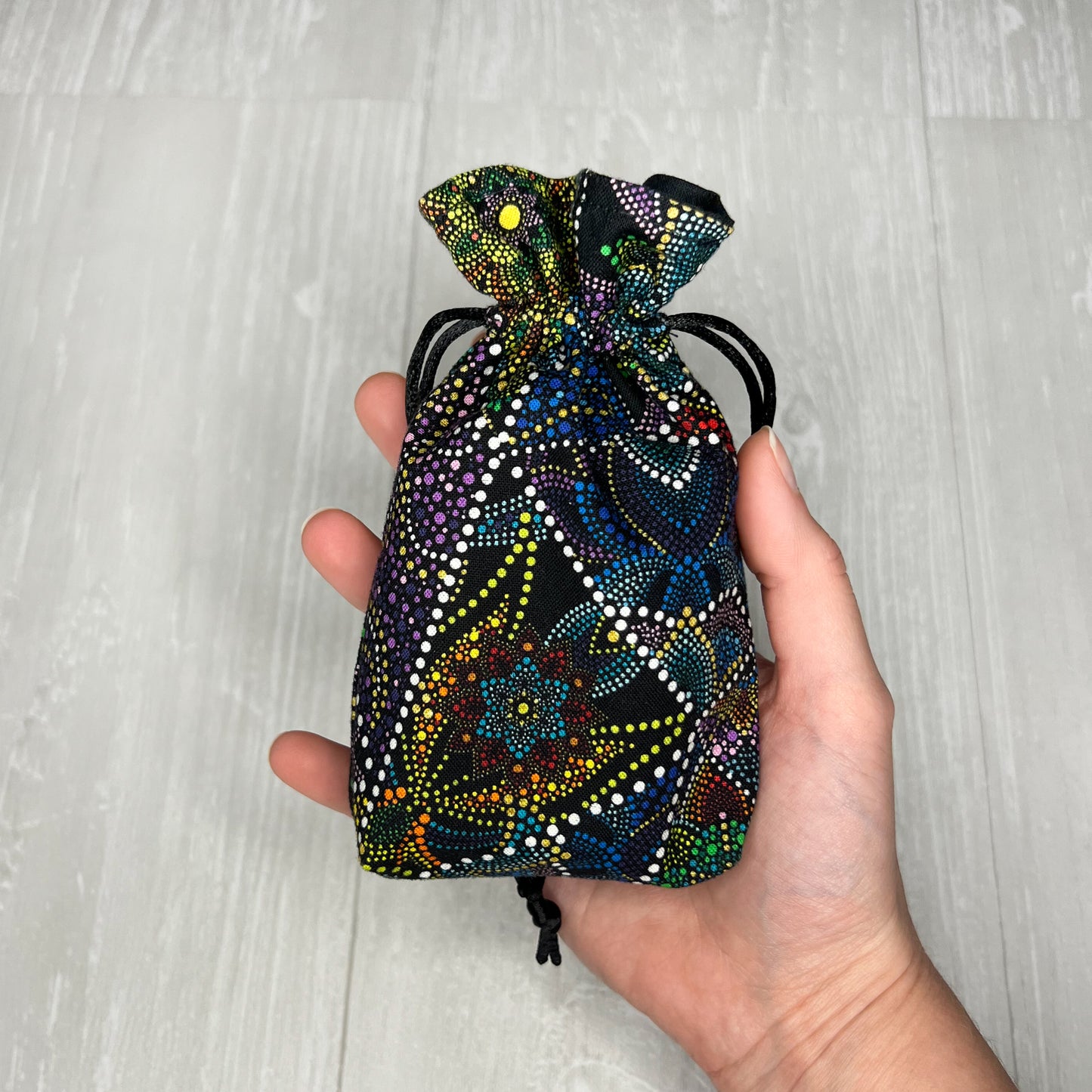 Miniature Rider-Waite® Tarot & Geometric Drawstring Bag