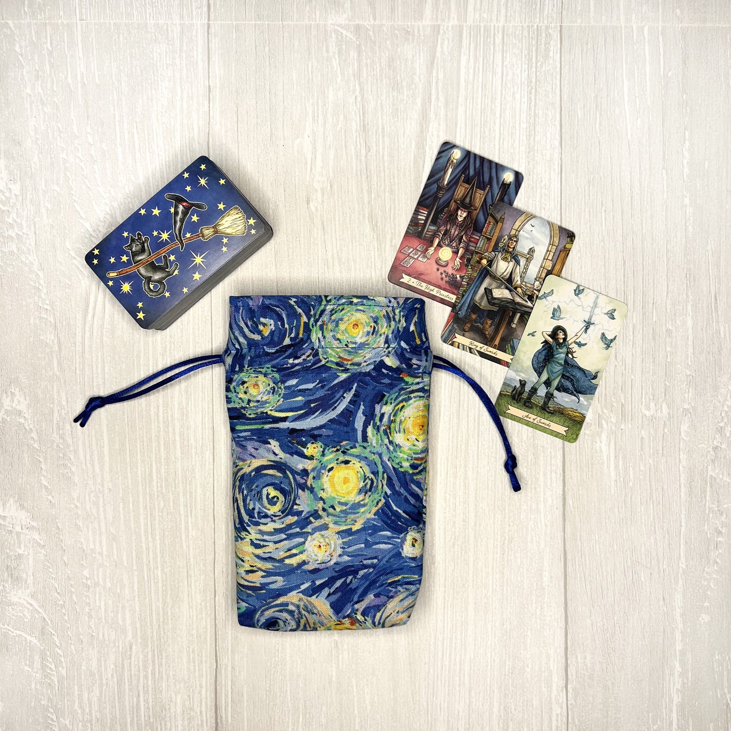 Mini Sized Starry Night Tarot Bag