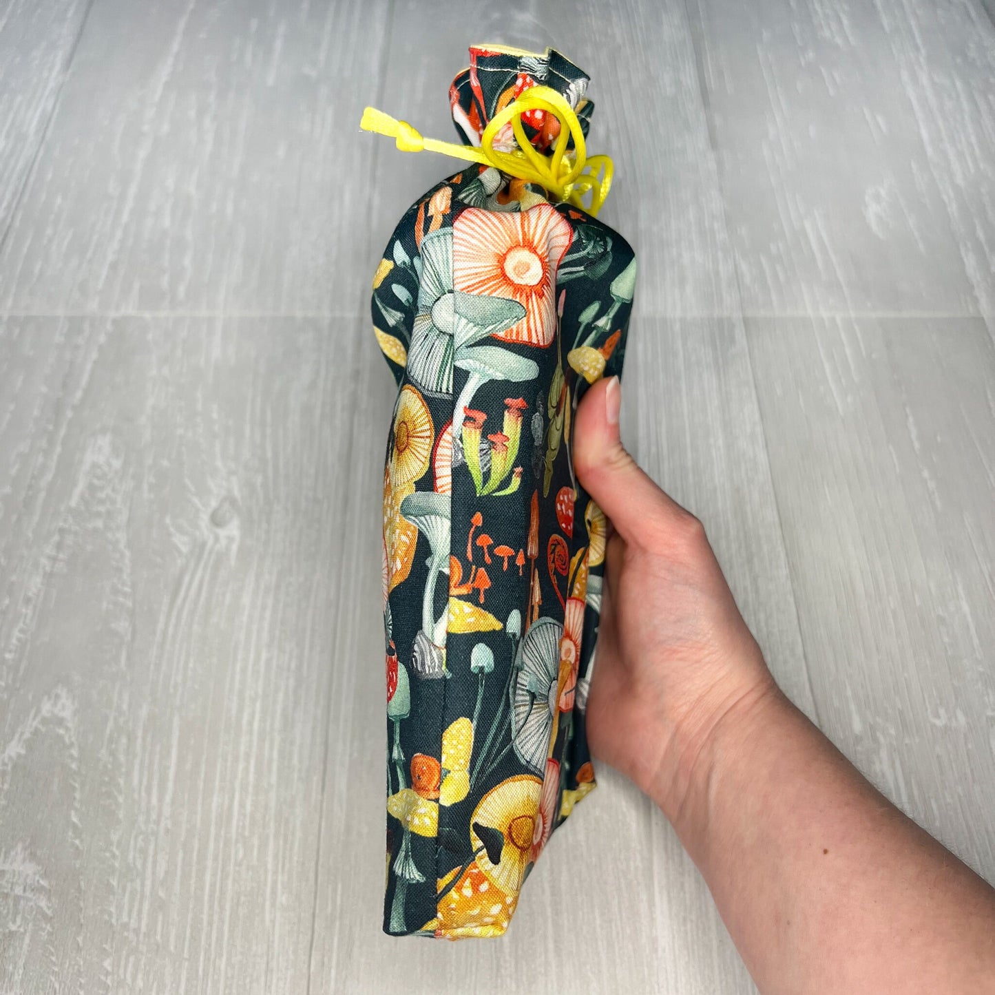Large Mushroom Tarot Deck Bag, Oracle Card Drawstring Pouch, Deck Storage Holder, Pagan Witchcraft Divination Tools Gifts & Supplies