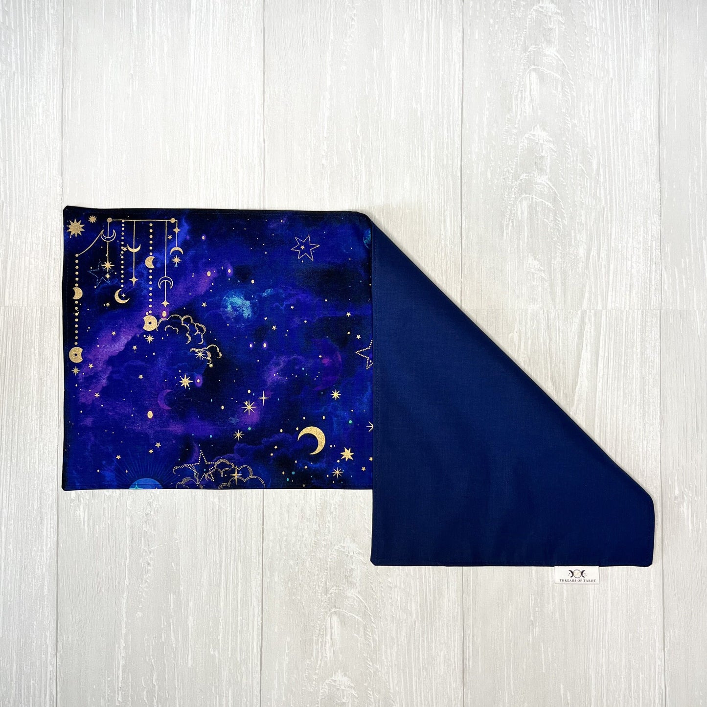 Celestial Altar Cloth, Rectangle Tarot Reading Cloth, Ritual Cloth, Rune Casting, Tarot Supplies, Witchy Gift Supplies, Divination Tools