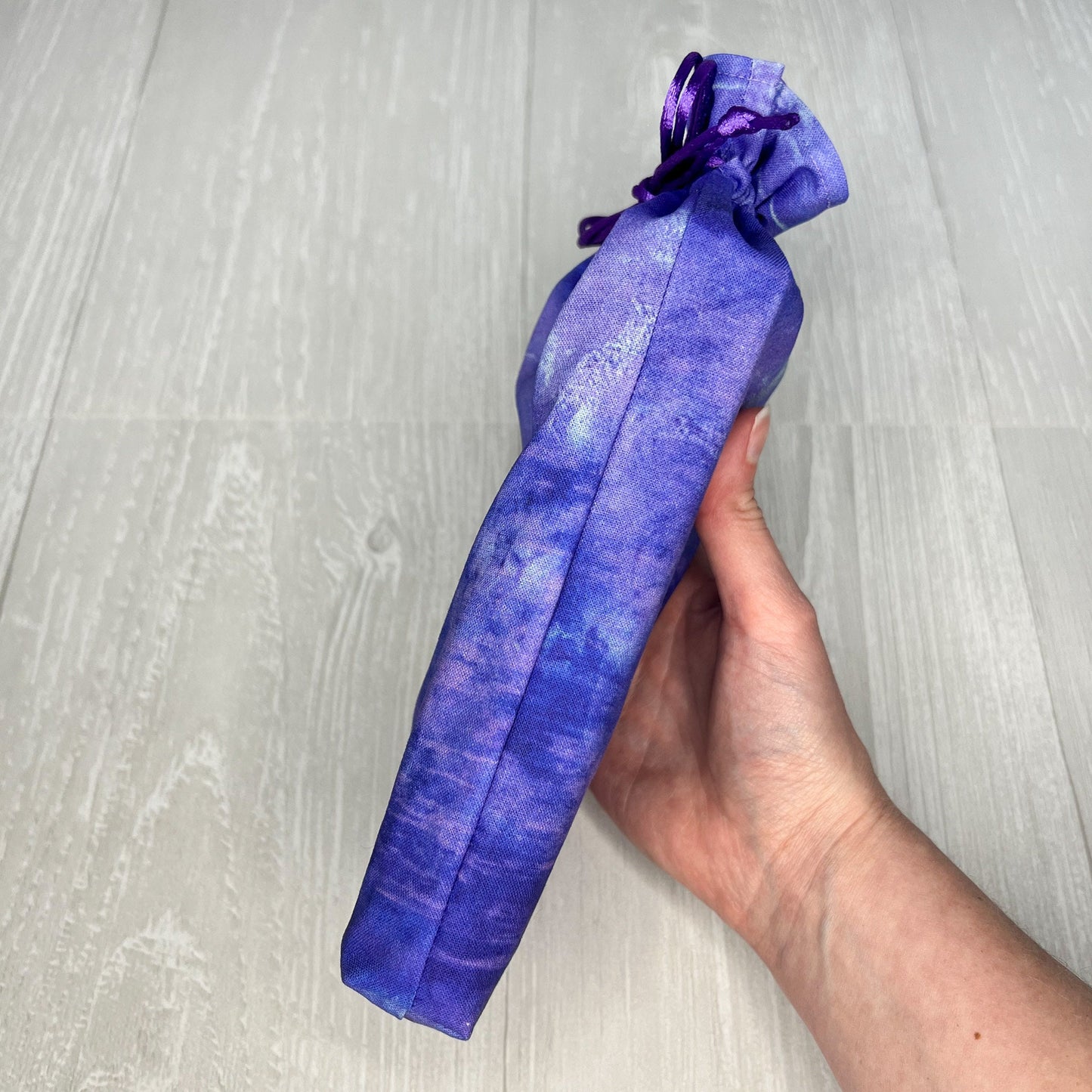 Large Blue & Purple Tarot Deck Bag, Oracle Card Drawstring Pouch, Deck Storage Holder, Pagan Witchcraft Divination Tools Gifts and Supplies