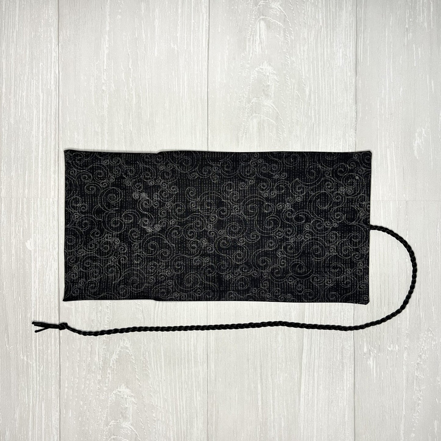 Gray Tarot Wrap Pouch, Tarot Fold Over Pouch, Tarot Supplies and Accessories, Tarot Card Holder, Divination Pagan Witch Tarot Reader Gift