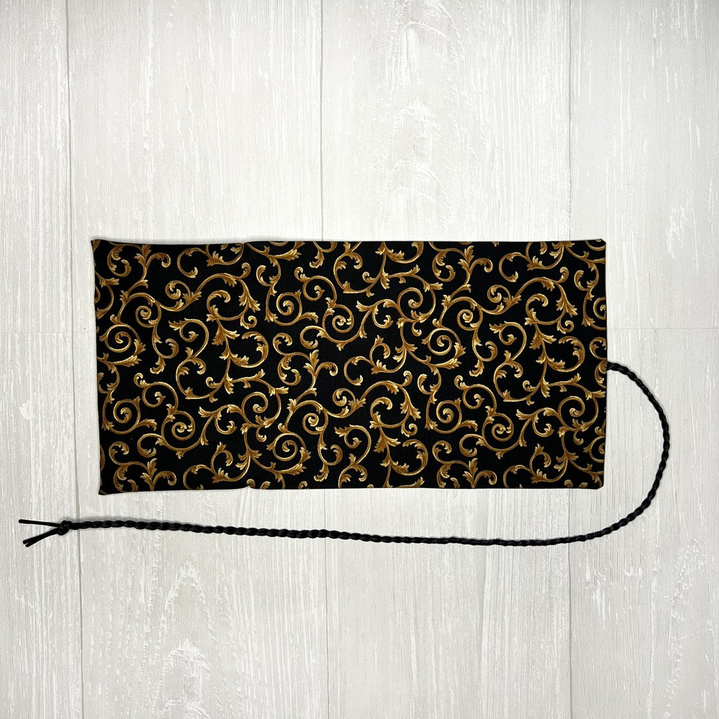 Brown Swirl Tarot Wrap Pouch, Tarot Fold Over Pouch, Tarot Supplies & Accessories, Tarot Card Holder, Divination Witch Tarot Reader Gift