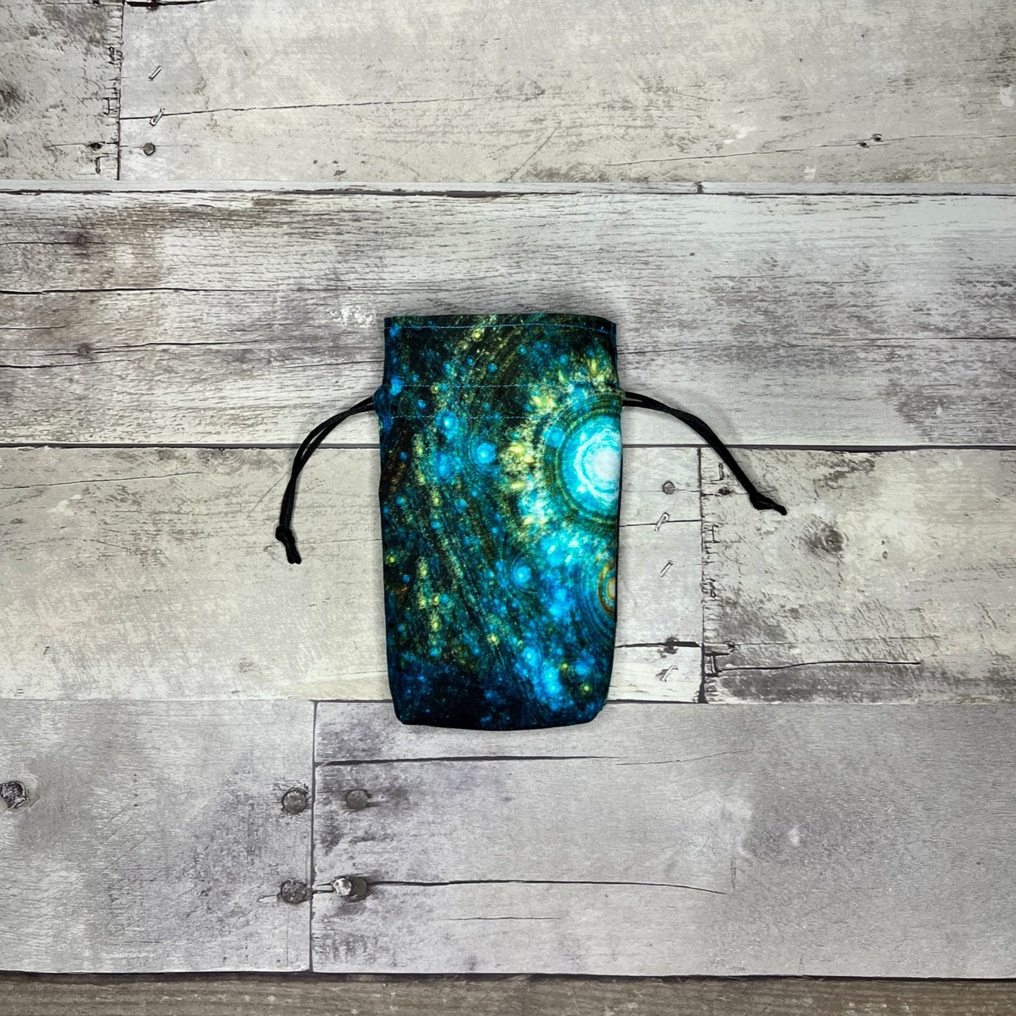 Mini Sized Blue Galactic Tarot Bag