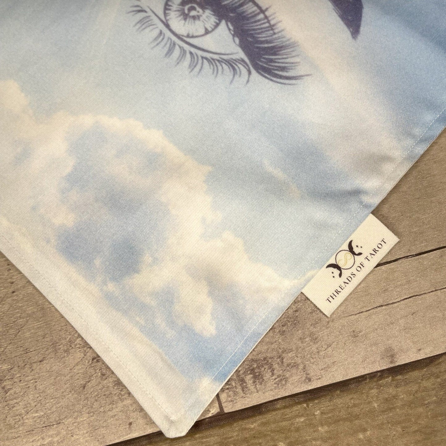 Eyes in the Sky Tarot Altar Cloth - 14"x14"