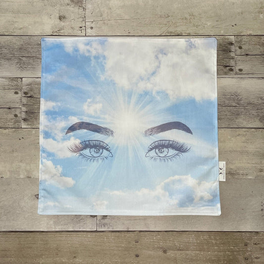 Eyes in the Sky Tarot Altar Cloth - 14"x14"