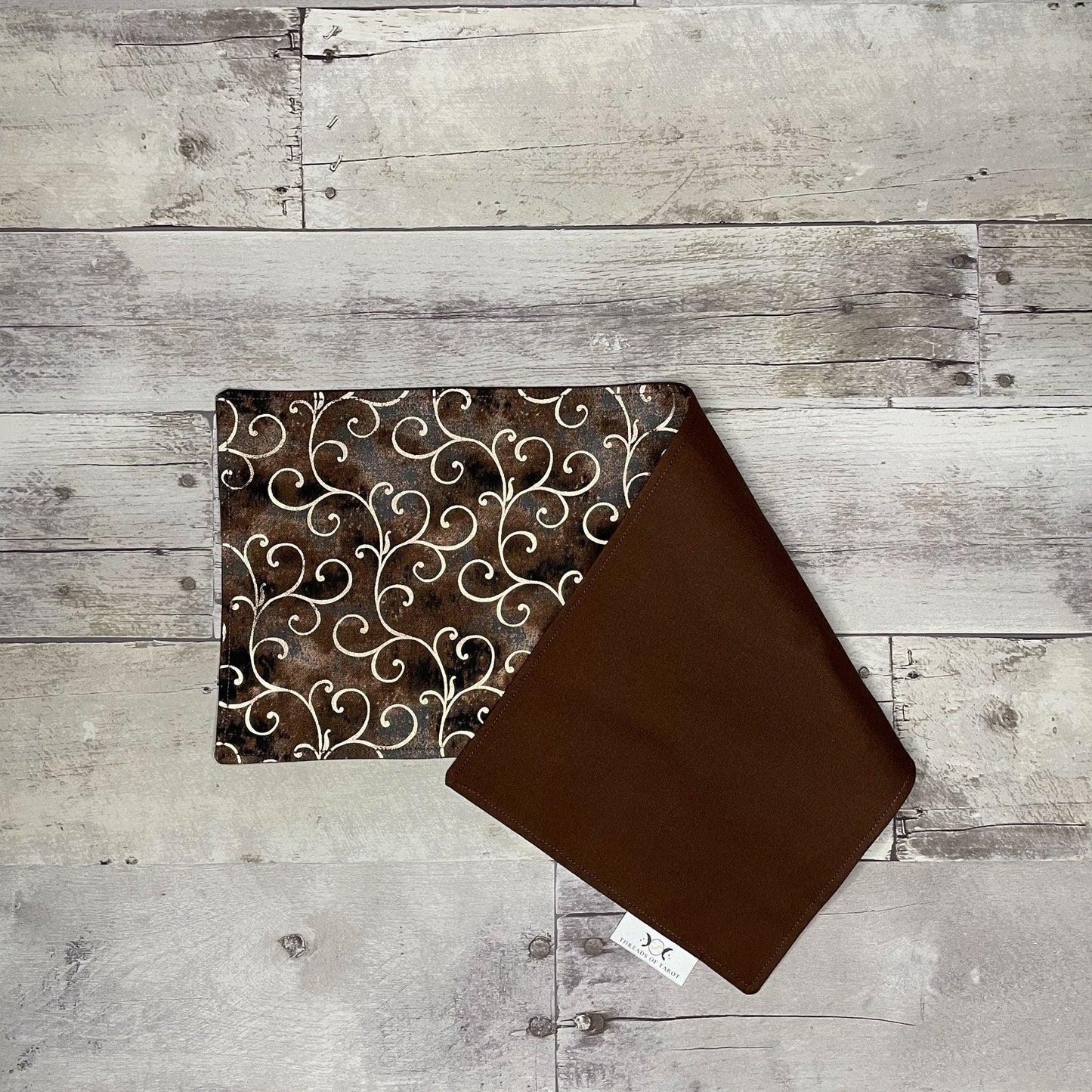 Brown & Rose Gold Tarot Cloth