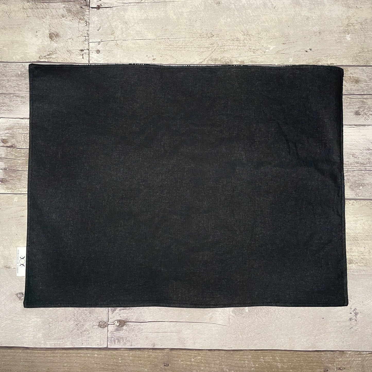 Black & White Geometric Diamond Tarot Altar Cloth