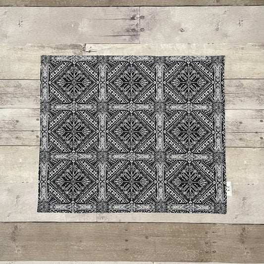 Black & White Geometric Diamond Tarot Altar Cloth
