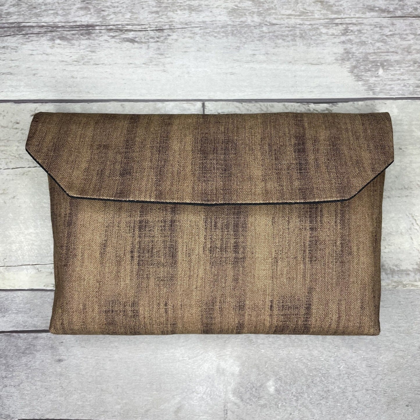 Brown & Black Crosshatch Tarot Clutch