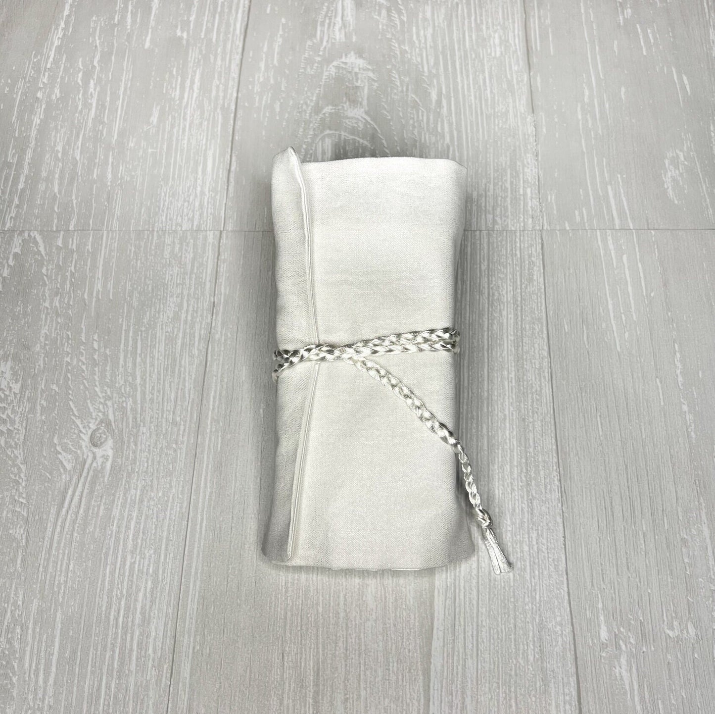 White Shimmery Tarot Wrap Pouch, Tarot Deck Storage, Tarot Supplies & Accessories, Tarot Card Holder, Divination Witch Tarot Reader Gift
