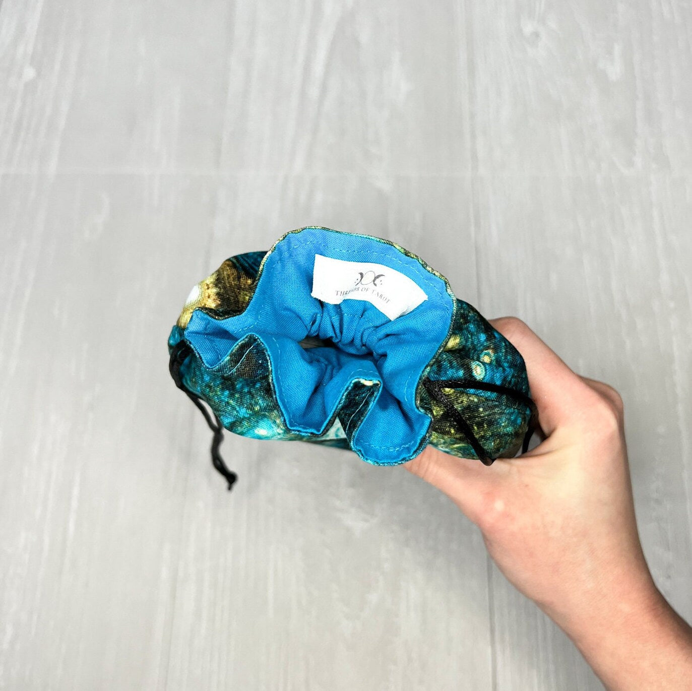 Large Sized Blue Galactic Tarot Bag