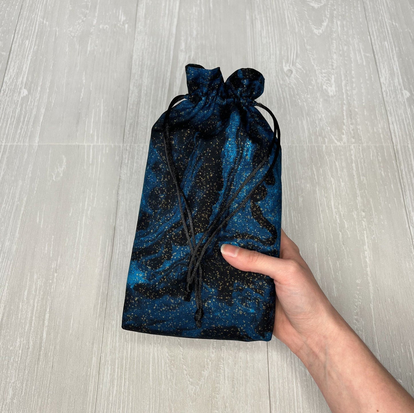Large Tarot Bag, Drawstring Pouch for Tarot & Oracle Deck, Divination Tools, Giant Tarot Deck, Witchcraft and Wiccan Gift Supplies Celestial