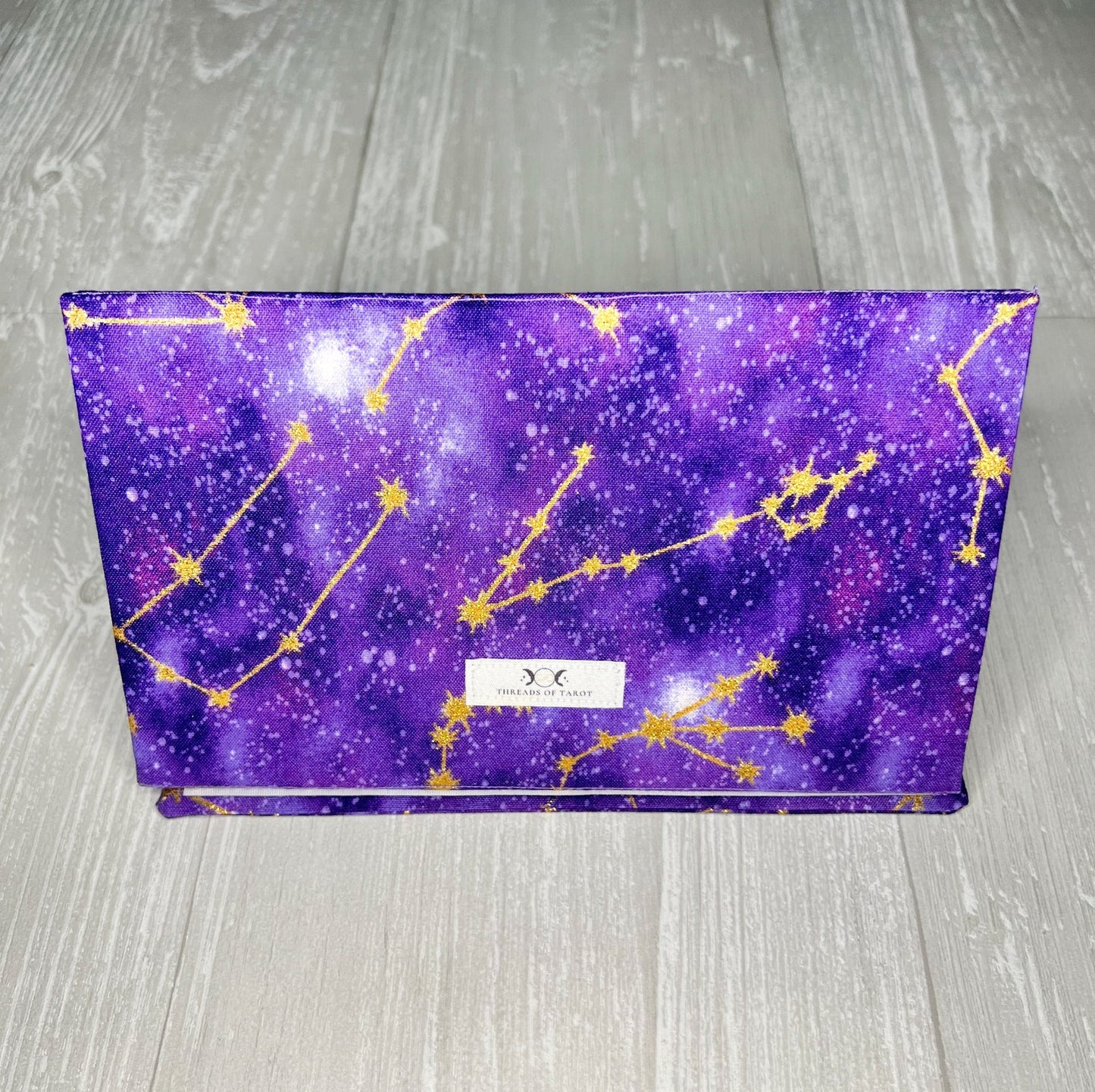 Purple & Gold Constellation Tarot Card Stand