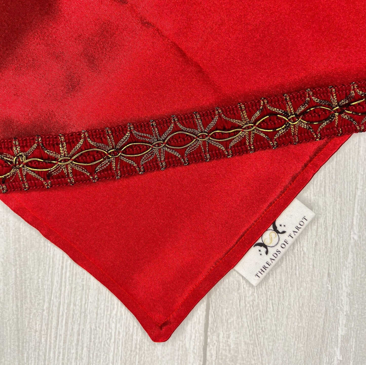Red Satin Tarot Wrap