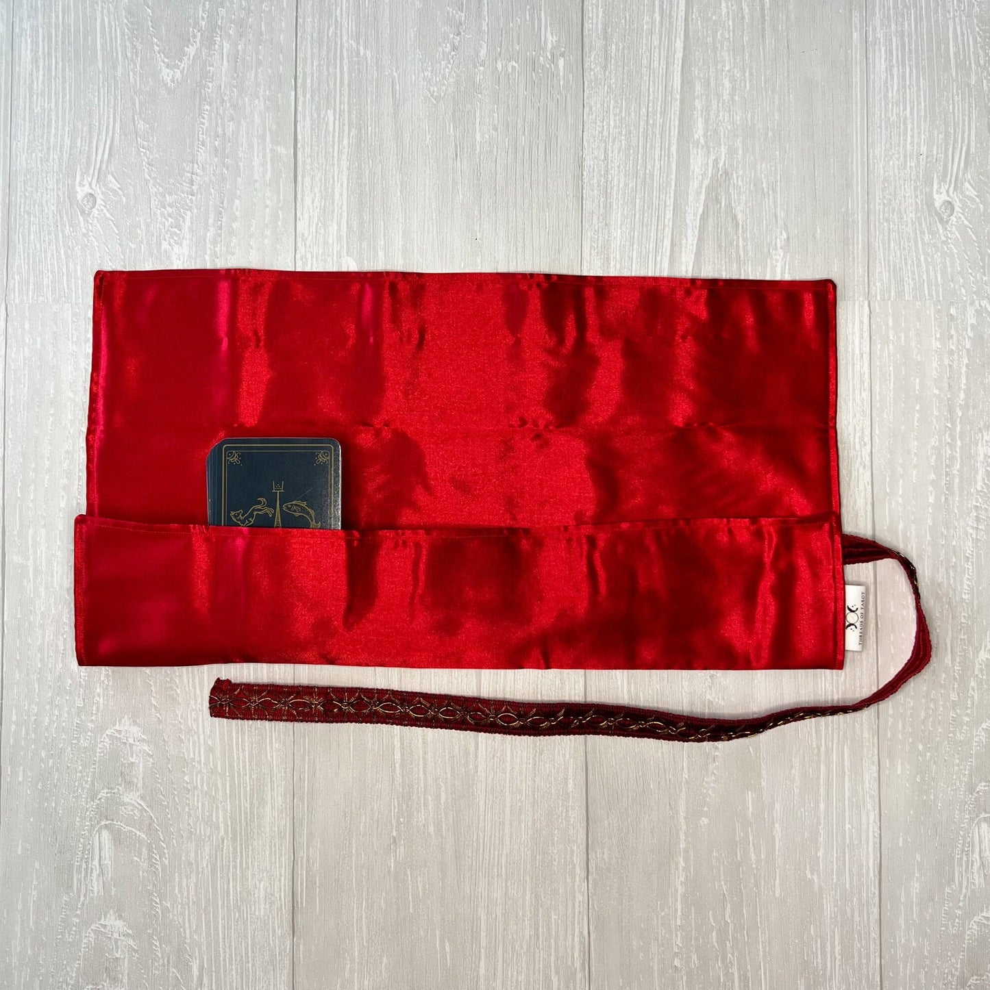 Red Satin Tarot Wrap
