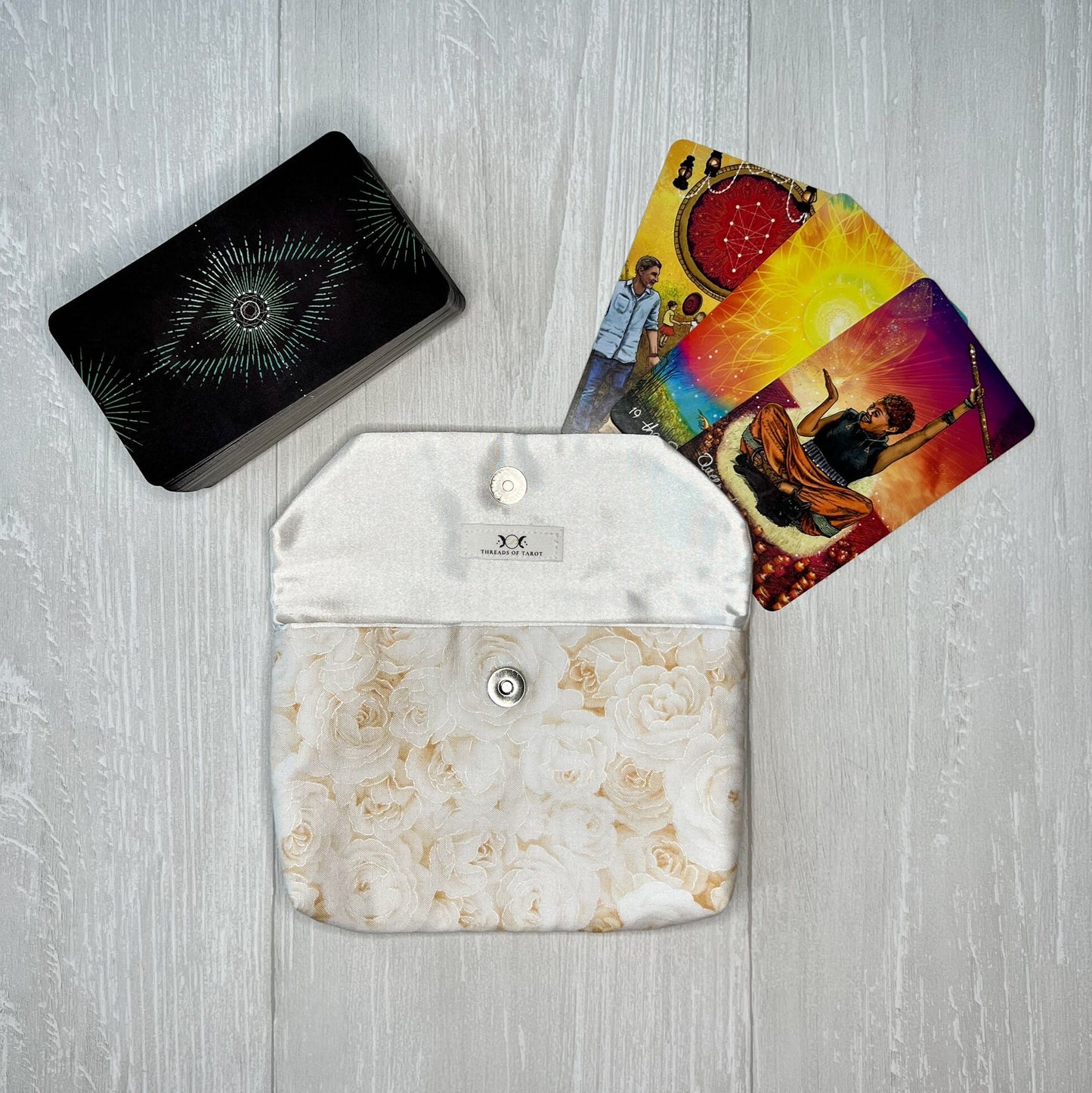 Rose Tarot Clutch