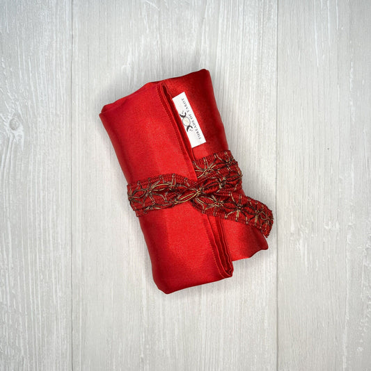 Red Satin Tarot Wrap