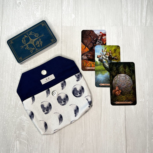 Moon Phase Tarot Deck Clutch