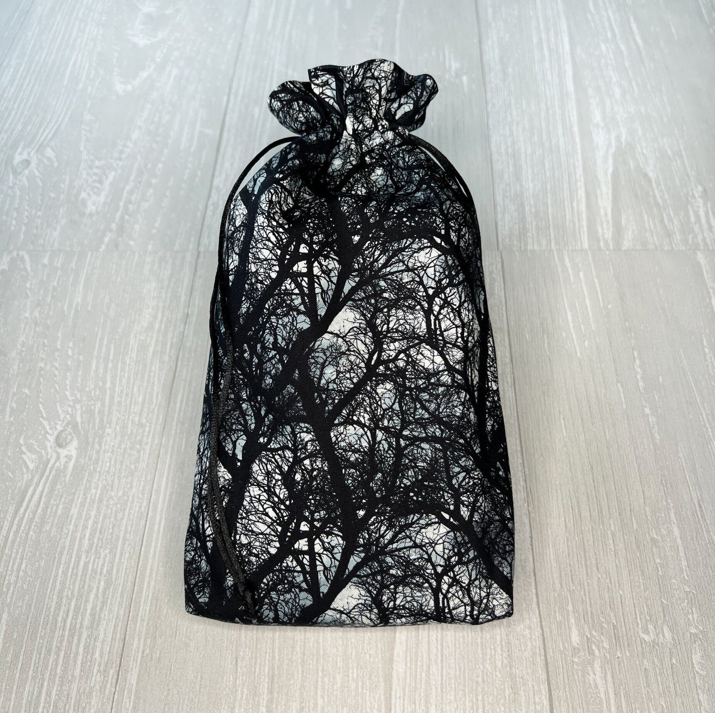 Forest Large Tarot Bag, Drawstring Pouch for Tarot & Oracle Deck, Divination Tools, Giant Tarot Deck, Witchcraft and Wiccan Gift Supplies