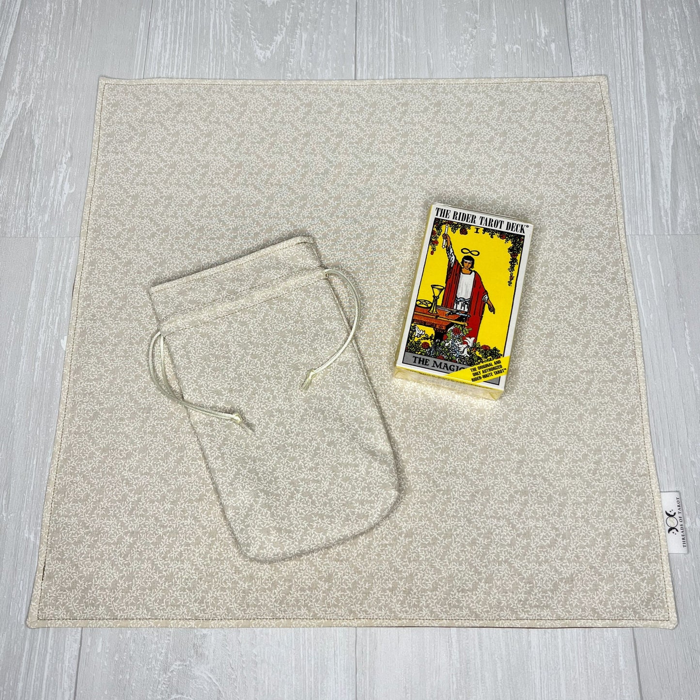 Tarot Deck Gift Set, Rider Waite Tarot Deck, Tarot Drawstring Bag, Reading Cloth, Yule Christmas Gift Box, Divination Tools, Witch Supplies