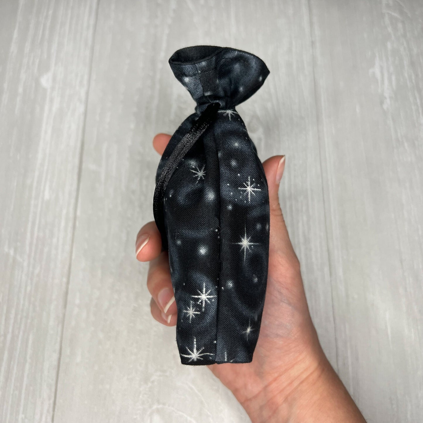 Mini Sized Black Galactic Tarot Bag