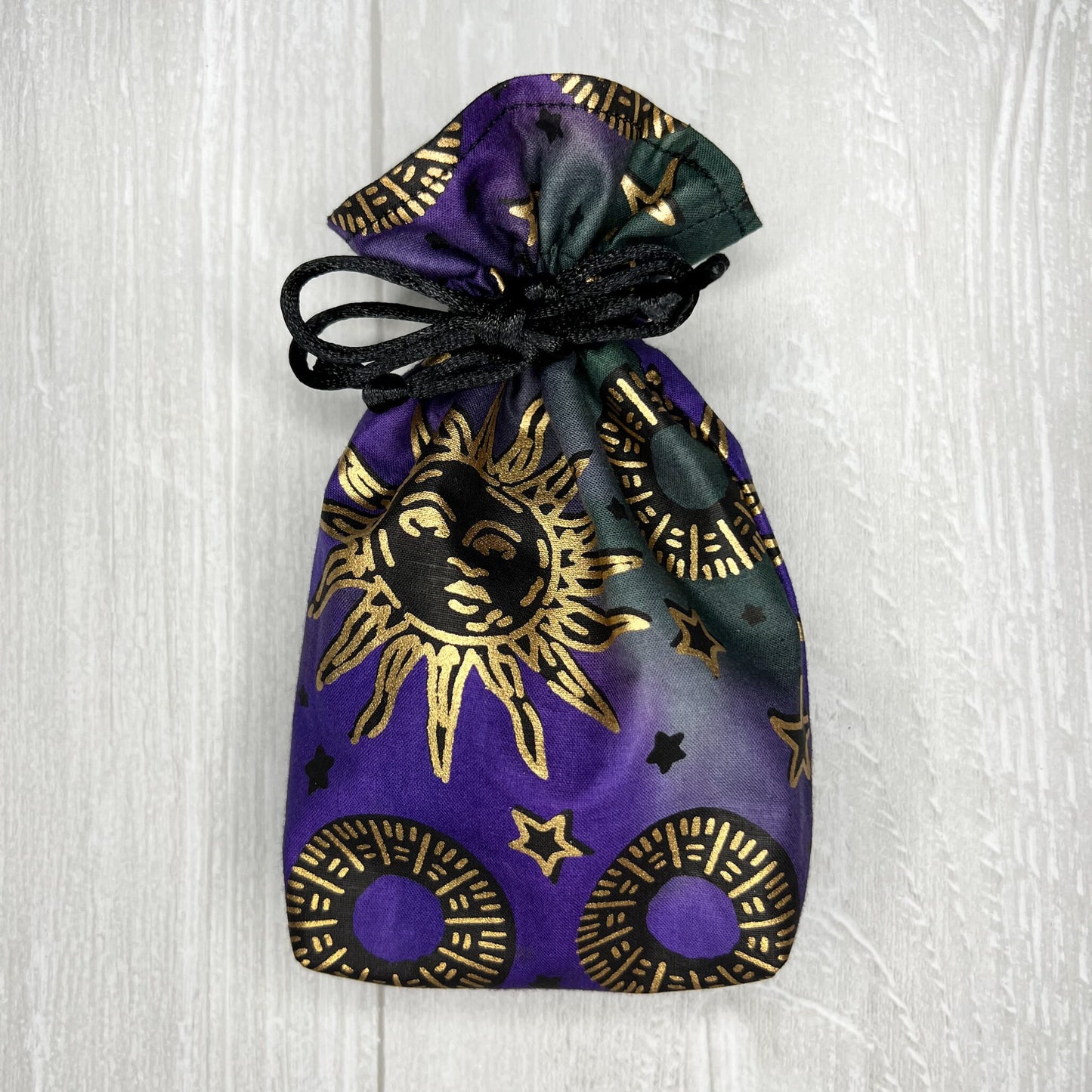 Mini Sized Sun & Moon Drawstring Bag