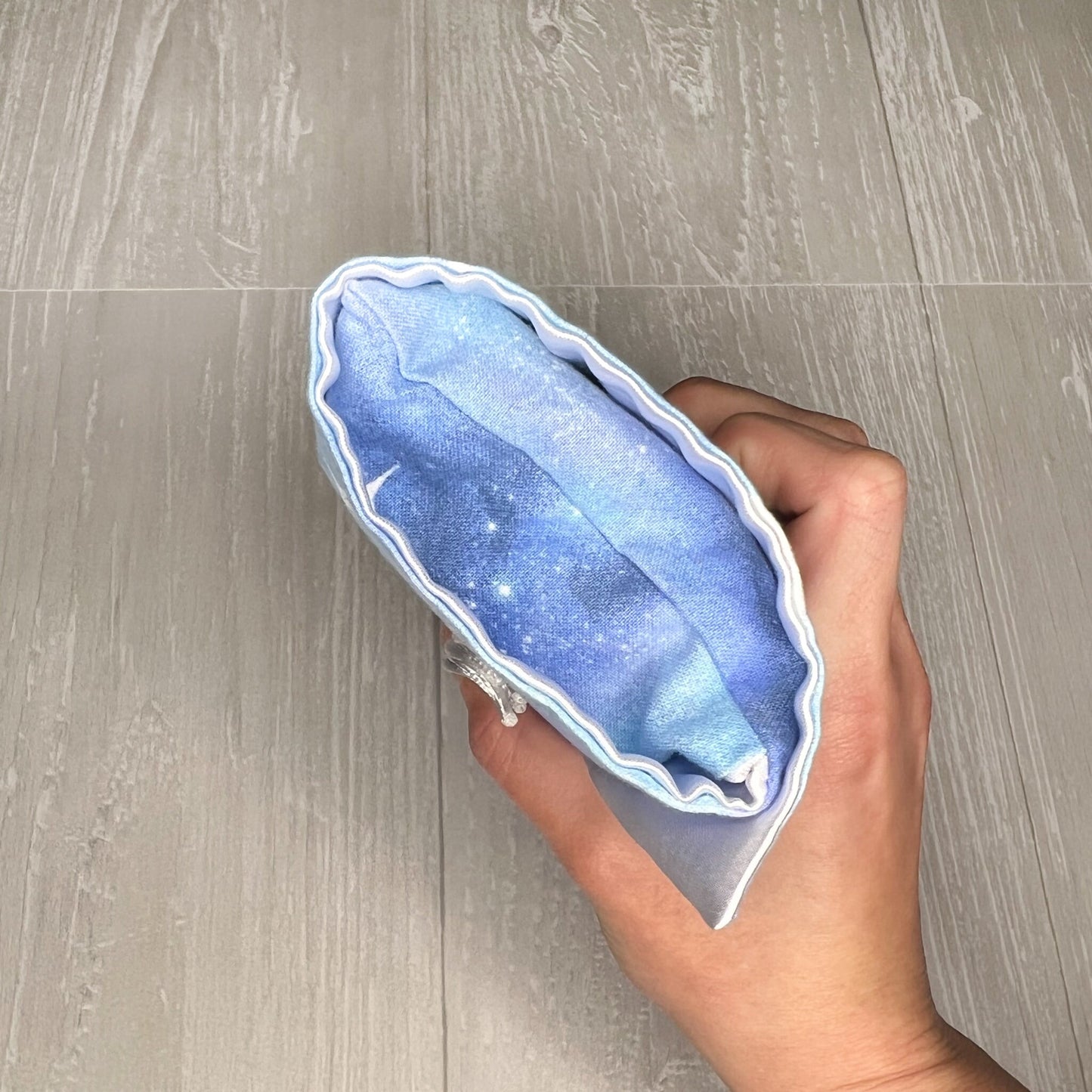 Blue Galactic Tarot Deck Wrap, Tarot Deck Holder Pouch, Tarot Card Supplies and Accessories, Divination Pagan Witch Tarot Reader Gift