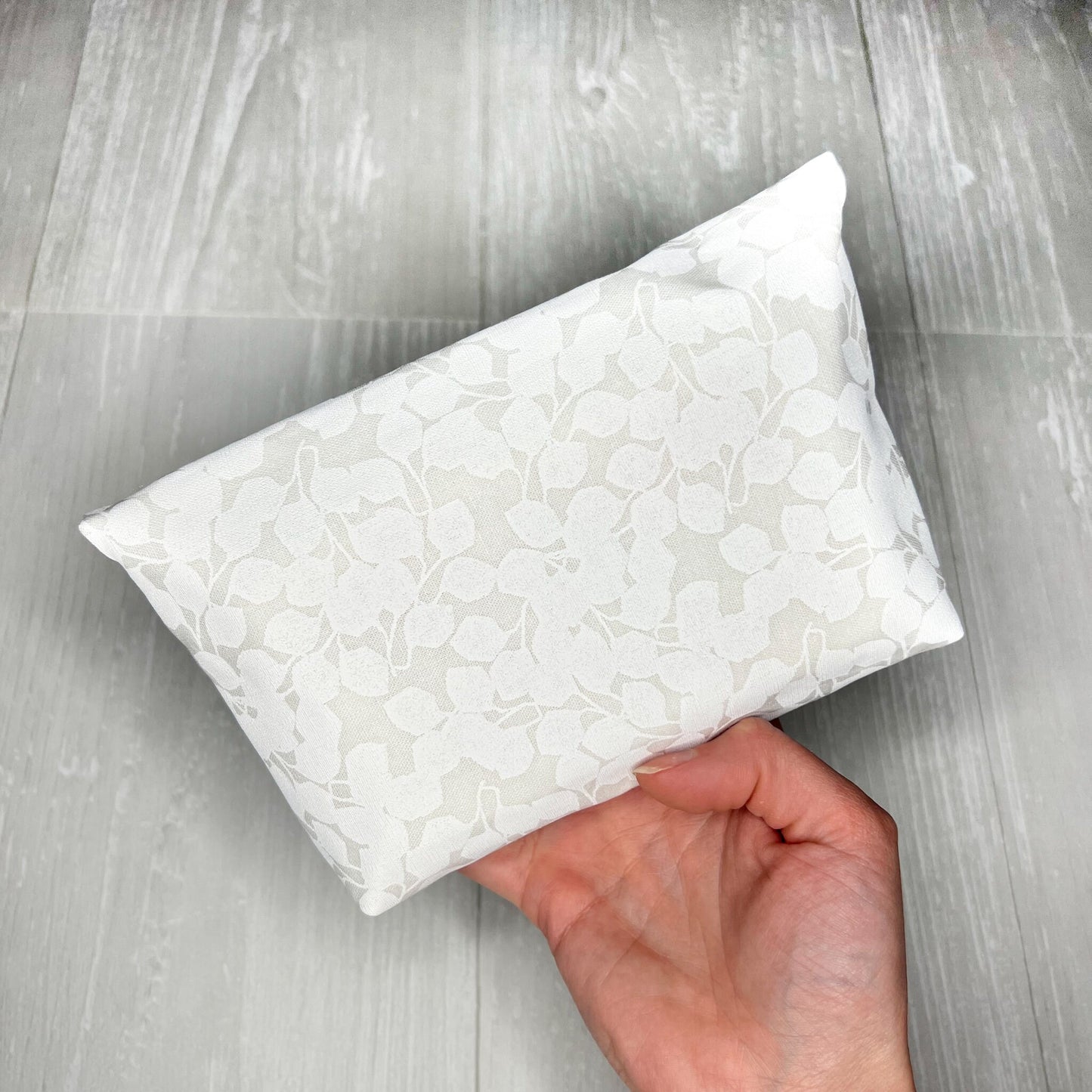 White Floral Tarot Clutch