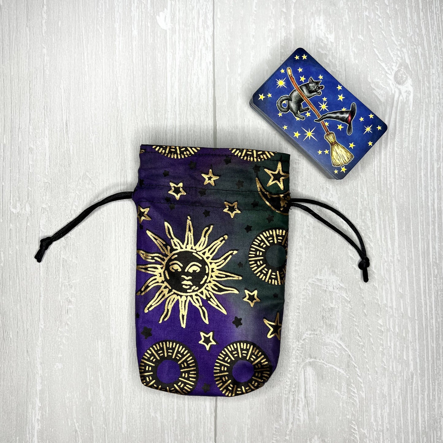 Mini Sized Sun & Moon Drawstring Bag