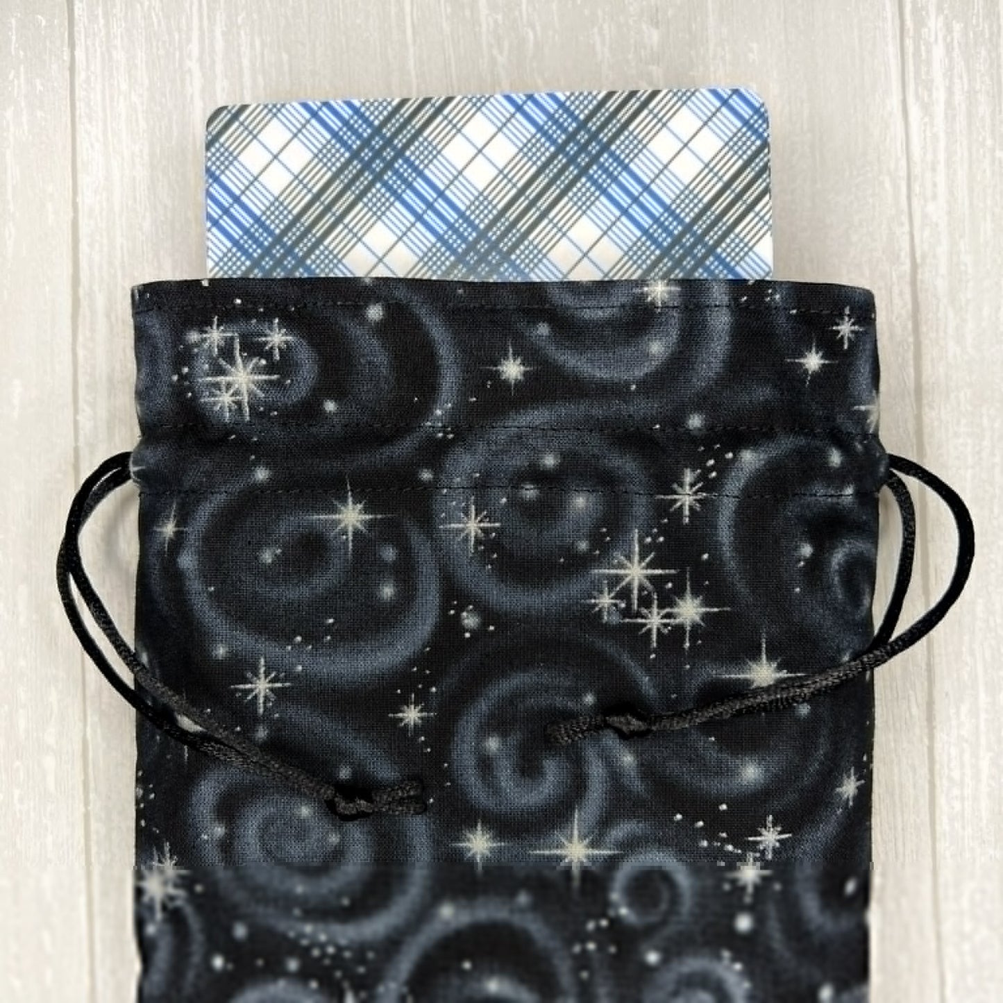 Large Sized Black Galactic Tarot Bag