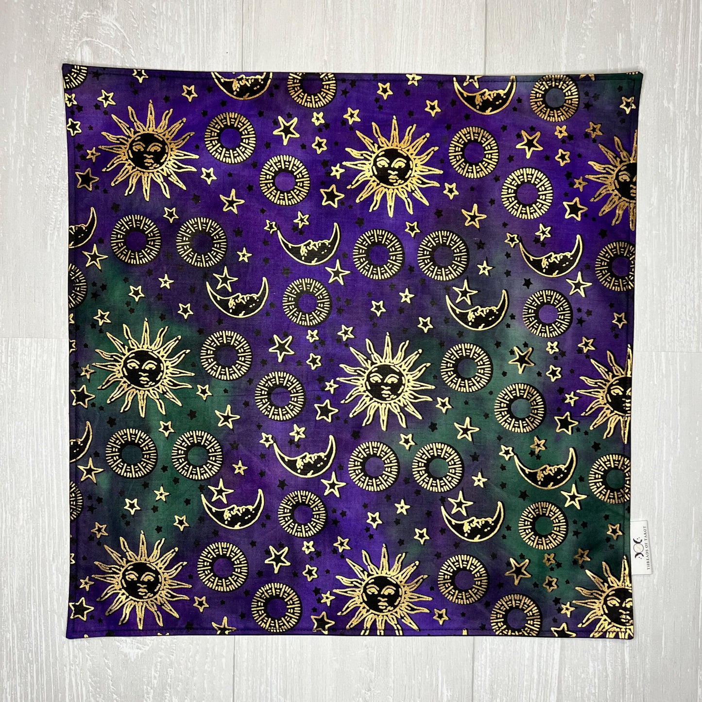 Sun and Moon Tarot Altar Cloth - 16"x16"