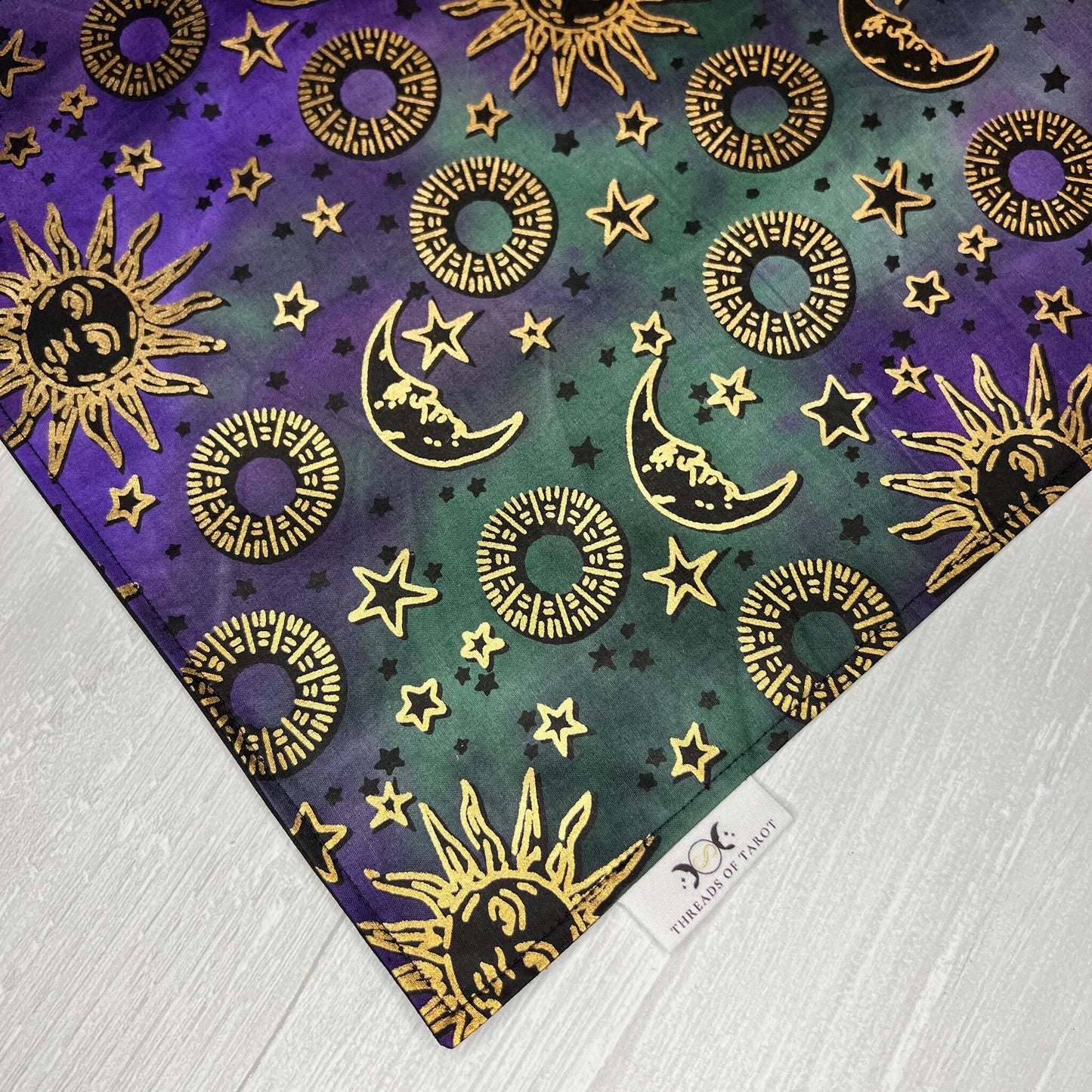 Sun and Moon Tarot Altar Cloth - 16"x16"