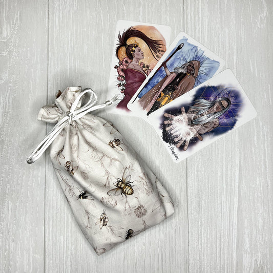 Standard Sized Bee Drawstring Bag