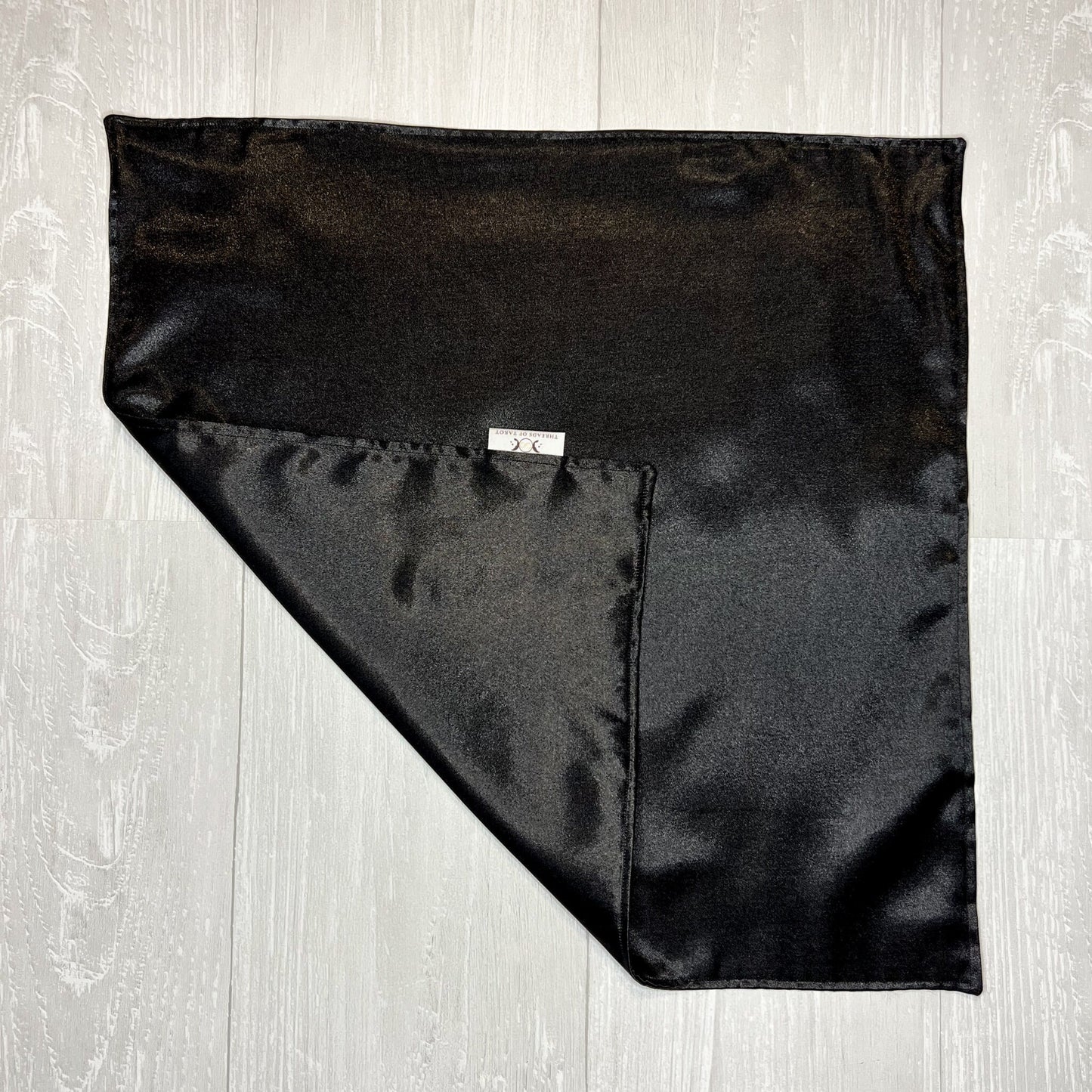 Black Satin Tarot Altar Cloth