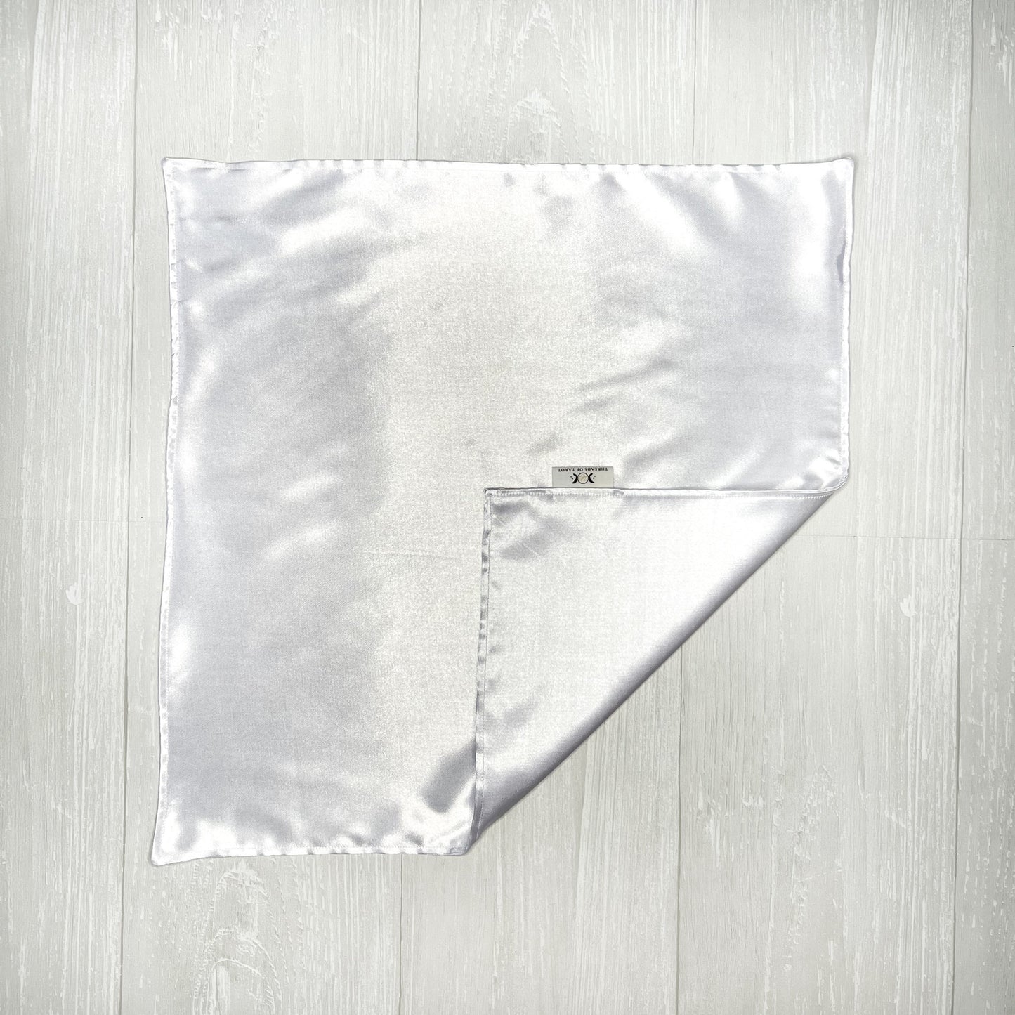 White Satin Tarot Altar Cloth