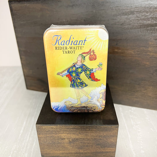 Radiant Rider-Waite® Tarot in a Tin