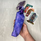 Blue and Purple Tarot Bag, Tarot Drawstring Pouch, Tarot Deck Storage Holder, Pagan Witchcraft Wiccan Divination Tools Gifts & Supplies