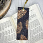 Fabric Bookmarks / Witchy Book Accessories / Book Page Holder / Book of Shadows & Spell Book Mark / Book Gifts / Metallic Unique Bookmark