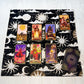 Celestial Altar Cloth, Sun & Moon Tarot Ritual Cloth, Rune Casting, Tarot Reading Supplies, Pagan Witchcraft Wiccan Gifts, Divination Tools