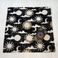 Celestial Altar Cloth, Sun & Moon Tarot Ritual Cloth, Rune Casting, Tarot Reading Supplies, Pagan Witchcraft Wiccan Gifts, Divination Tools
