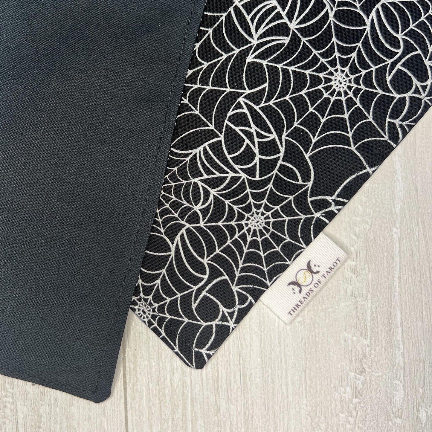 Spider Web Altar Cloth, Tarot Cloth, Ritual Cloth, Rune Casting, Tarot Reading Supplies, Pagan Witchcraft Gift Supplies, Divination Tools