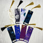 Celestial Fabric Bookmark / Witchy Book Accessories / Book Page Holder / Book of Shadows & Spell Book Mark / Book Gifts / Unique Bookmark