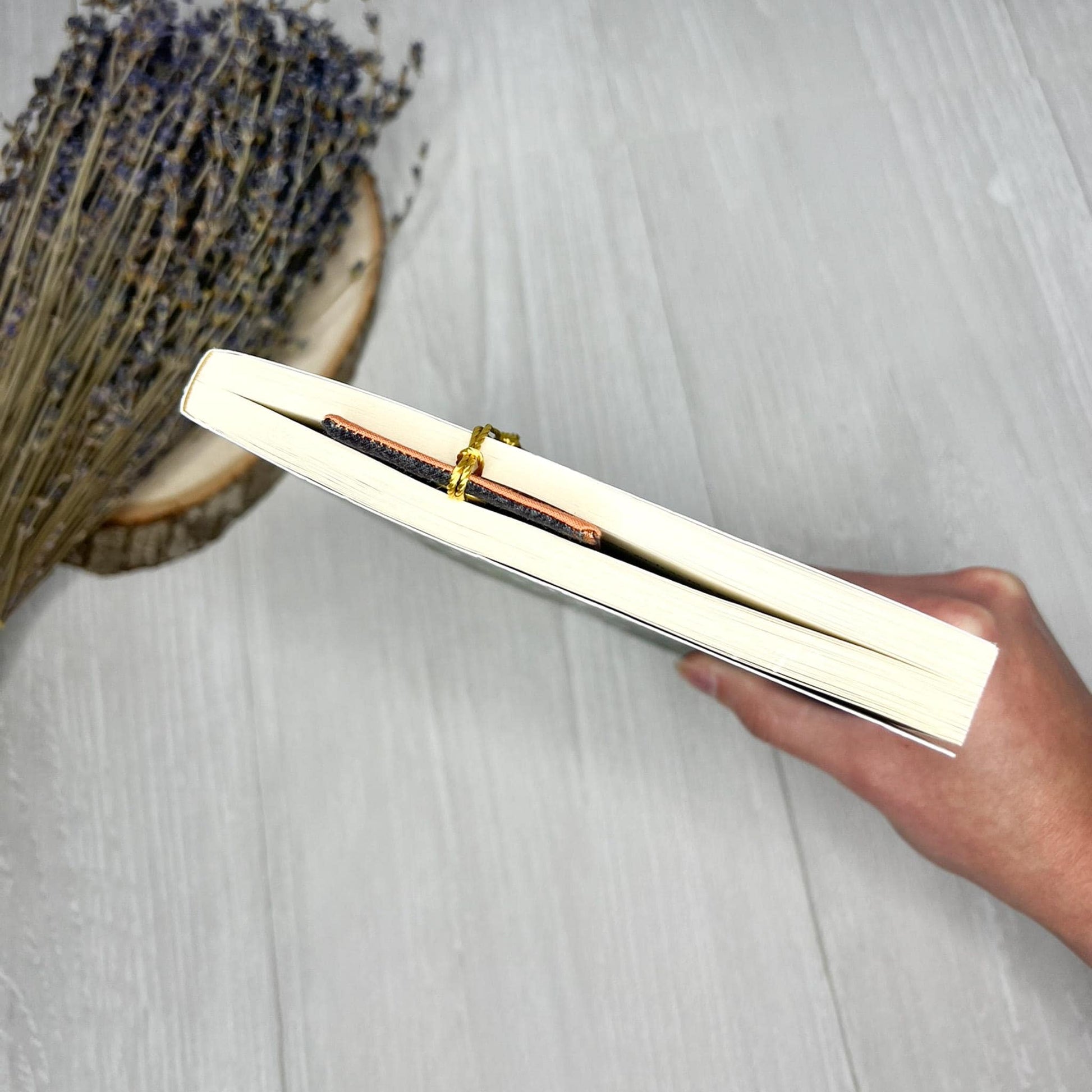 Fabric Bookmarks / Witchy Book Accessories / Book Page Holder / Book of Shadows & Spell Book Mark / Book Gifts / Metallic Unique Bookmark