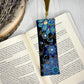 Fabric Bookmarks / Witchy Book Accessories / Book Page Holder / Book of Shadows & Spell Book Mark / Book Gifts / Metallic Unique Bookmark