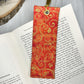 Fabric Bookmarks / Witchy Book Accessories / Book Page Holder / Book of Shadows & Spell Book Mark / Book Gifts / Metallic Unique Bookmark