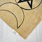 Triple Goddess Pentacle Tarot Cloth, Rune Casting Cloth, Altar Ritual Cloth, Tarot Reading Supplies, Pagan Witchcraft Wiccan Gift Supplies