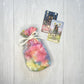 Mini Tie Dye Tarot Bag, Drawstring Pouch, Tarot Deck Storage Holder, Pocket Tarot, Pagan Witchcraft Wiccan Divination Tools Gifts & Supplies